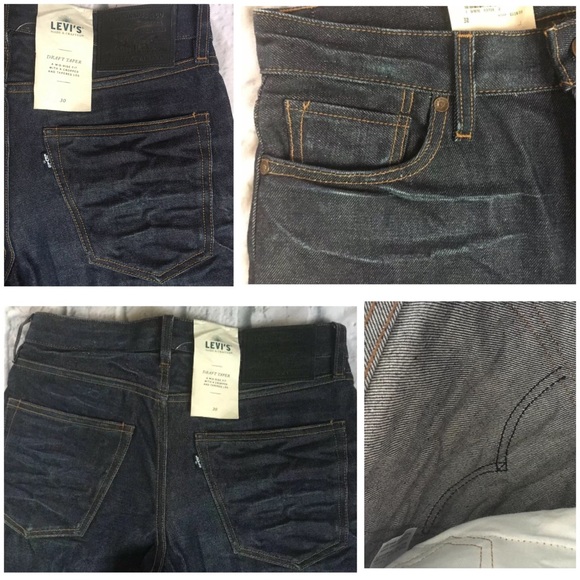 ⭐️Levi Draft Wide Taper Japanese Cone Denim Jeans - Picture 5 of 15